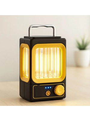 Marsilyan Nostalji Solar Lamba - USB Şarjlı 1500MAH
