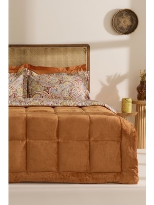 Karaca Home Sahran %100 Pamuk Wellsoft Çift Kişilik Comfort Set Orange Turuncu