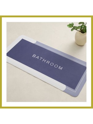 Bezos Dikdörtgen Su Emici Banyo Paspası 116 x 37.5 cm (Elastik) Bcks