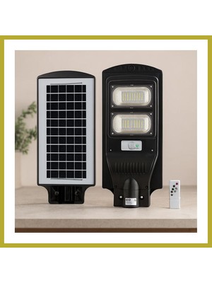 Bezos 200W 6500K Sensörlü Güneş Enerjili Sokak Lambası Bcks