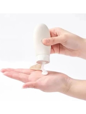 Şampuan, Premium Doldurulabilir Taşınabilir Krem Jel 3 Adet 60 ml Hijyenik Seyahat Tipi Banyo Seti