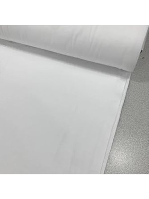 Bir Metre %100 Pamuklu Poplin Kumaş Beyaz Renkli 240 cm Eninde (100X240 Cm)