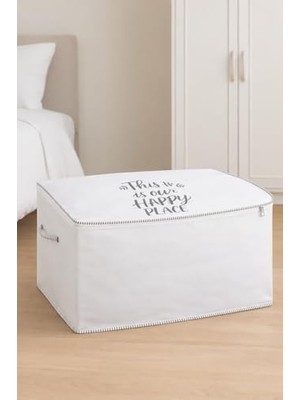 Düzenleyici, Ipli Baskılı Yorgan Yastık Kıyafet Hurcu Organizer Hurç (Yorgan 75 x 45 x 45)