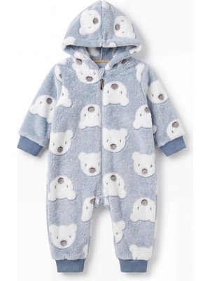 Pakel Welsoft Unisex Bebek Tulum 3-6 Ay 6-9 Ay 9-12 Ay 12-18 Ay Patikli %100 Pamuklu Yenidoğan Bebek Tulum