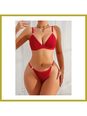 Bezos Kadın Kırmızı Mayo Bikini 5184 · Beden: L/xl · Renk: Kırmızı Bcks
