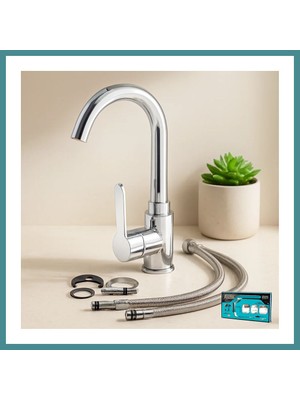 Bezos Krom Aç-Kapa Lavabo Bataryası KTX-2639 Mac