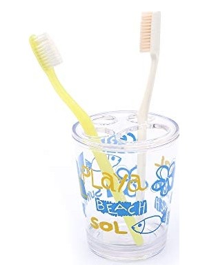 RF2743-7285 Diş Fırçalık, Deniz Desenli Banyo Aksesuarı