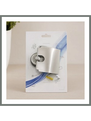 Bezos Vidalı Metal Wc Kağıtlık Geniş Kapaklı Mmbz