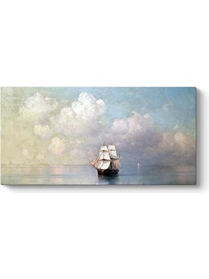 Ivan Ayvazovski, Calm Seas Tablosu 120 x 60