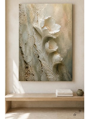 Maddenin Uyanışı — Çiçeklenen Madde — 30×40 cm Kanvas Tablo