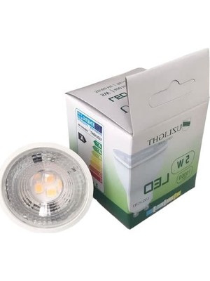 Die Grup 10 Adet GU10 Duy Sarı Işık 5W LED Ampul, 3000K Renk