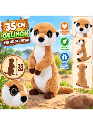 TeknoKapsül PL62850 35 cm Gelincik Peluş Oyuncak