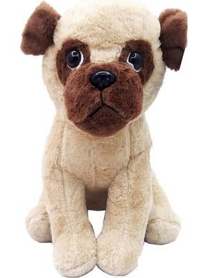 TeknoKapsül 62566 Peluş Buldog Köpek 35 cm (Adet Fiyatıdır)
