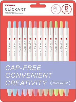 Clickart Market Pen Pl 12'li Set