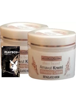 TeknoKapsül Süper Three Brand Arnavut Kremi 100 ml Whitens Cream Antikara Kremi + 1 Adet Jel Hediye