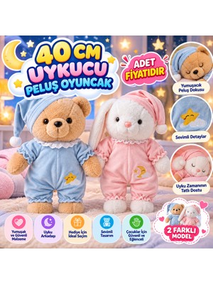 TeknoKapsül PL62449 40 cm Uykucu Peluş Oyuncak (Adet Fiyatıdır)