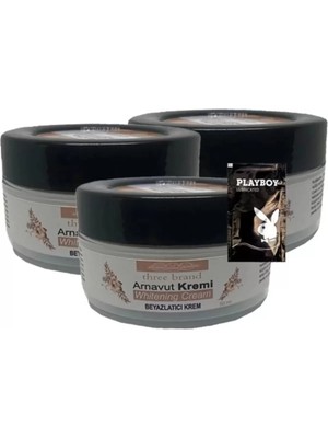 TeknoKapsül Three Brand Arnavut Kremi Whitening Cream 2+1 Bölgesel Kremi 50 ml + 1 Adet Hediye Jel