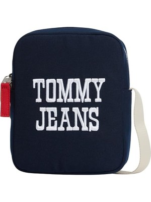 Çanta, Hilfiger Tjm Bold Varsıty Reporter Erkek Çapraz Askılı Dark Night Navy Os