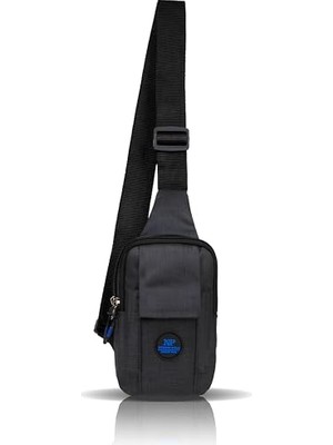 Çanta; Çapraz Askılı, Göğüs Çantası, Siyah Unisex Keten Telefon Bölmeli Suya Dayanıklı Bel Çapraz Omuz Çanta Göğüs Günlük Bodybag