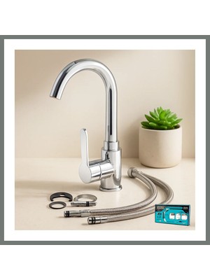 Bezos Krom Aç-Kapa Lavabo Bataryası KTX-2639 Mmbz