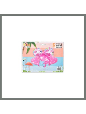 Bezos SVN-257 Balon Folyo Set Yüzük Flamingo 1 Adet Mmbz