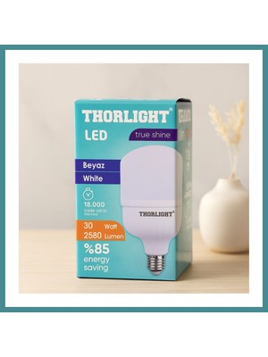 Bezos 30W E27 LED Ampul 2580 Lm 6400K T-Shape Mac