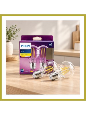 Bezos LED Filament Rustik Ampul E27 7W 806 Lumen Cam Gövde Bcks