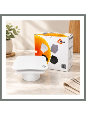 Bezos 100 mm Plastik Banyo Tuvalet Aspiratörü 12W Mmbz