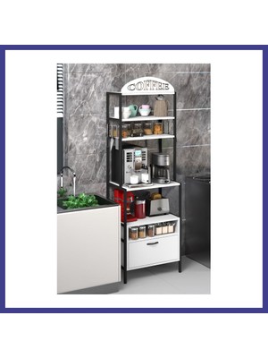 Bezos Metal Kahve Köşesi Beyaz 196 cm Mrl