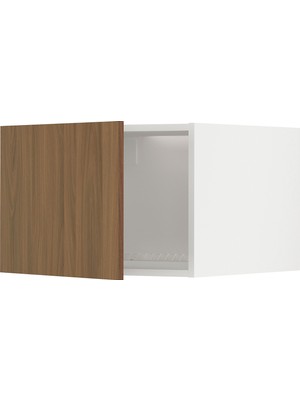 IKEA Ceviz Dolap Üstü Ek Dolap 60X61,6X40 Cm, Tek Kapaklı