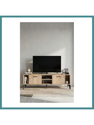 Bezos Linya Tv Sehpası Suntalam Bej 160X35 cm Mac