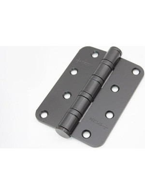 MUJGAN System Menteşe 10CM Yönsüz 4 Bilyali Mat Siyah 3mm SH101AL6 Tek Ebat SH101 Al6