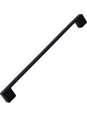 MUJGAN 10 Adet Gölcük Metal Kulp 224 mm Mobilya Mutfak Dolabı Çekmece Dolap Kulpları Kulpu Kulbu Siyah