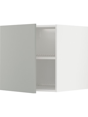 IKEA Açık Gri Dolap Üstü Ek Dolap 60X61,6X60 Cm, Tek Kapaklı