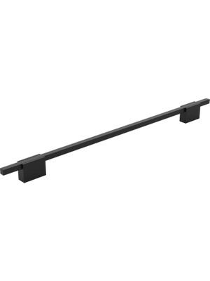 MUJGAN Boyut Siyah Metal 224 mm Mobilya Kolu Aksesuarı Uzun Dolap Kulpları Mutfak Çekmece Kulbu Kapak Kulbu