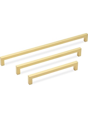 MUJGAN System 7341 Modern Kulp Mat Altın Renk 320 mm Mat Altın Tek Ebat SSY7341 0320 Bb