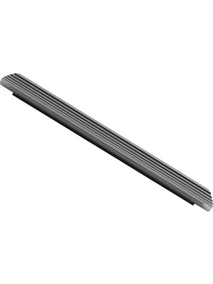 MUJGAN Kanal 512 mm Kulp Füme Çizgili Metal Mobilya Gardırop Çekmece Dolap Kapak Kulpu Kulbu Modern Kulplar