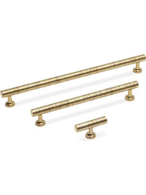 MUJGAN System 9208 Modern Kulp Gold Renk 192 mm Gold Tek Ebat SSY9208 0192 Gl-Gl