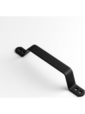 MUJGAN Mat Siyah Renk Metal El Tutamagı Çekme Kolu Kapı Tutma Kulbu 17 cm Kulp Kapı Tutamağı Kulpu