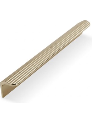 MUJGAN Olifka Çizgili Albrifin Çekmece Kulp 416 mm Modern Lüks Mobilya Dolap Çekmece Kulbu Metal
