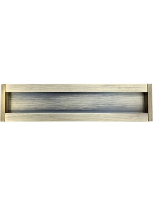 MUJGAN System 2165 Antik Rengi Gömme Kulp 160 mm Renksiz Tek Ebat SSY2165 0160 Abm-Abm