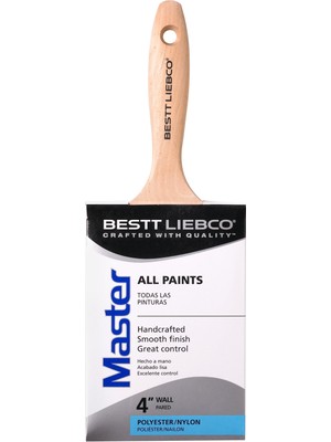 MUJGAN Bestt Liebco 552565700 Master Polyester/naylon Trim & Duvar Fırçası, 4 Inç.