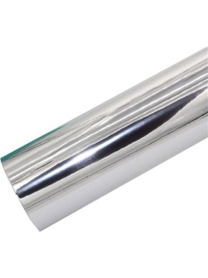 MUJGAN Krom Nikelaj Gümüş Varak Yapışkanlı Folyo 22 cm x 1 mt