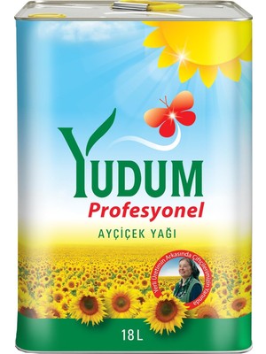 MUJGAN Yudum Ayçiçek Yağı Profesyonel 18 Lt Teneke