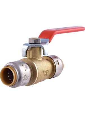 MUJGAN Sharkbite Max 1/2 Inç Küresel Vana, Pirinç Tesisat Bağlantısı Bağlantısı Için Itin, Su Kapatma, Pex Boru, Bakır, Cpvc, Pe-Rt, Hdpe, UR22222A