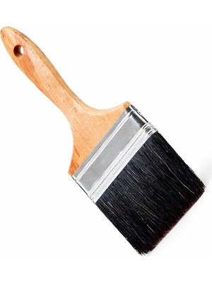 MUJGAN Ahşap Saplı Yağlı Boya Fırçası No 3 Profesyonel Boya Fırçası Dayanıklı Kıl Yapısı Hassas Boyama