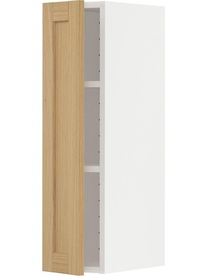 IKEA Meşe Mutfak Duvar Dolabı 20X37X80 Cm, Tek Kapaklı