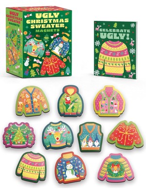 MUJGAN Ugly Christmas Sweater Magnets