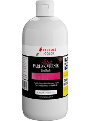 MUJGAN Akrilik Su Bazlı Parlak Vernik 400ML