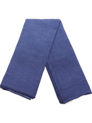 MUJGAN Taşlanmış Indigo Denim Pamuk Masa Örtüsü